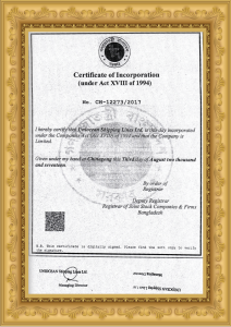 Certificate of Incorporation